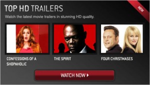Moviefone - Top HD Trailers